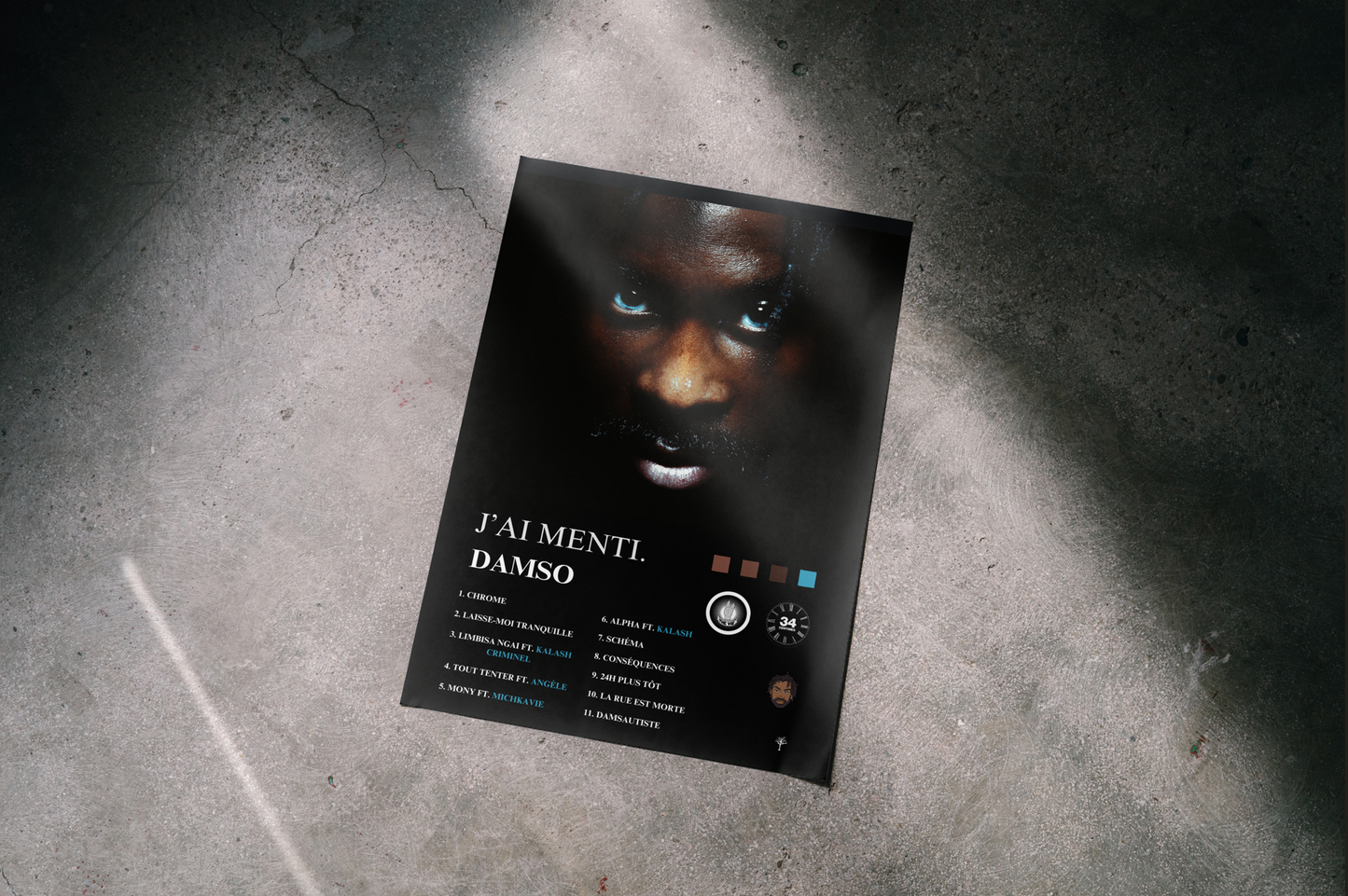 Poster- J'ai Menti. - Damso