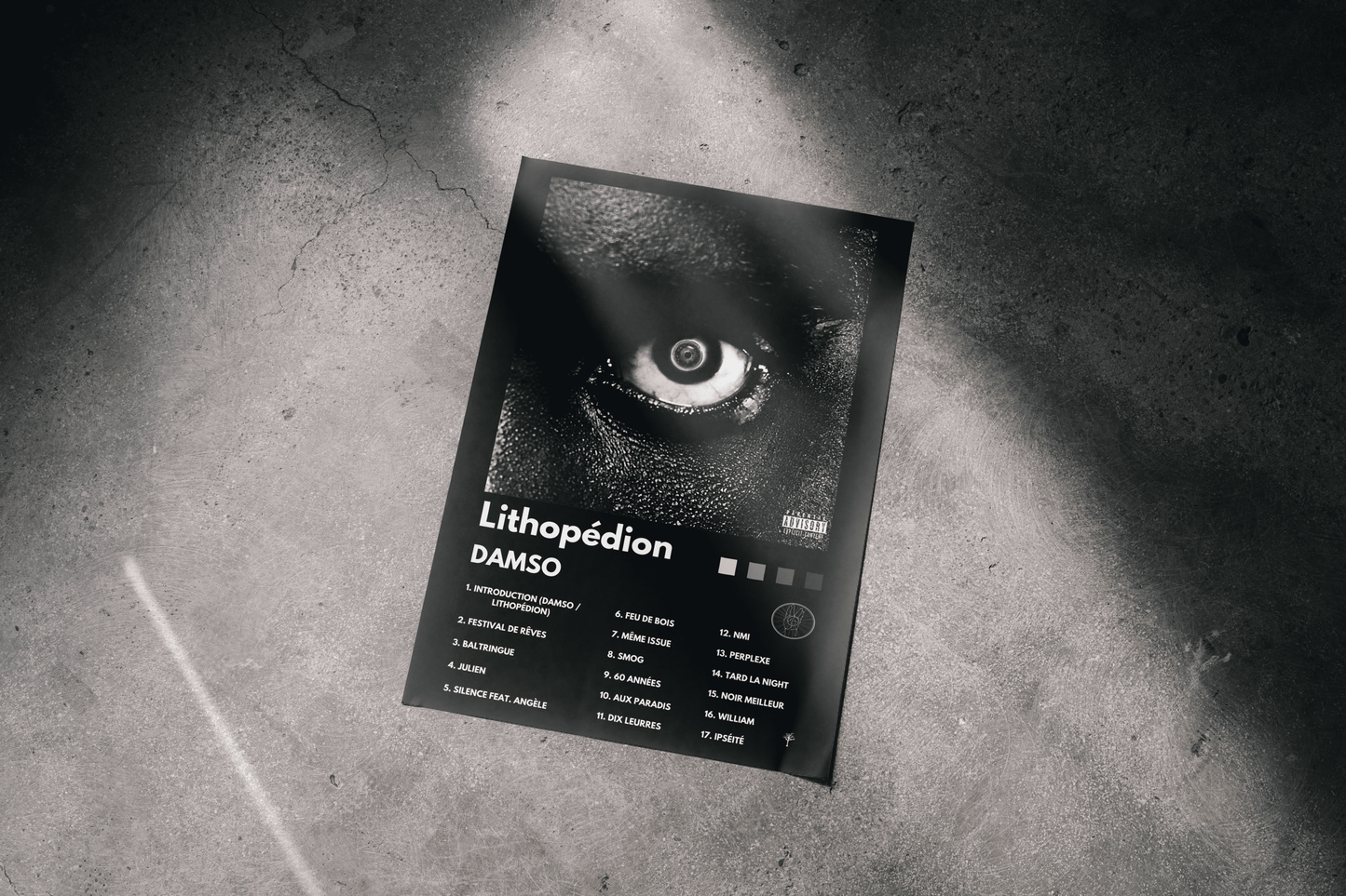 Poster- Lithopédion - Damso