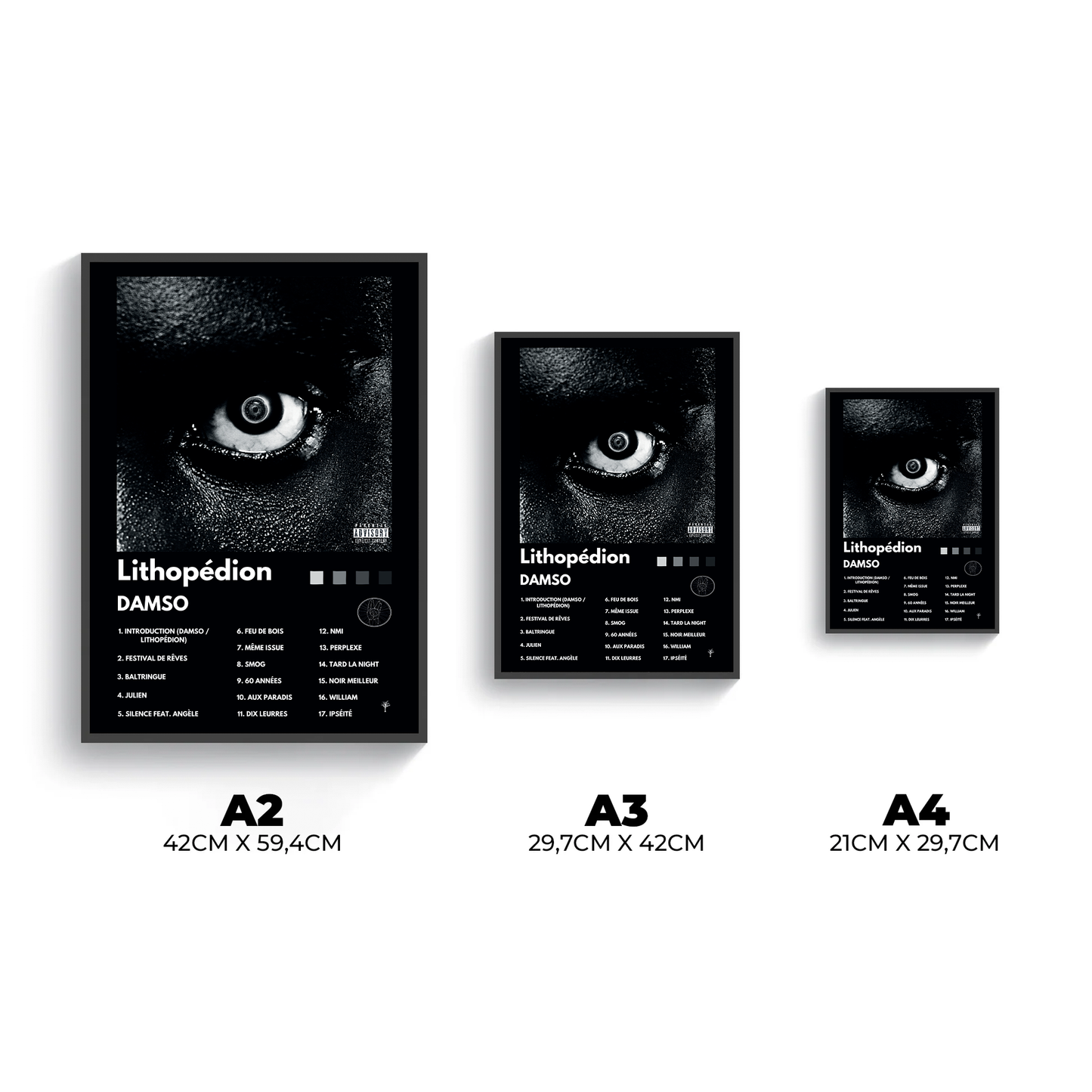 Poster- Lithopédion - Damso