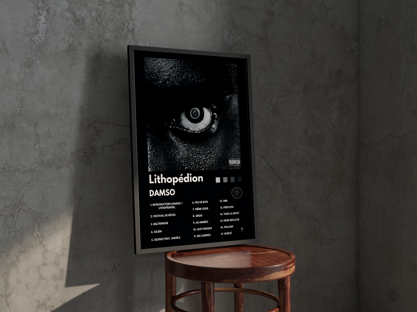 Poster- Lithopédion - Damso