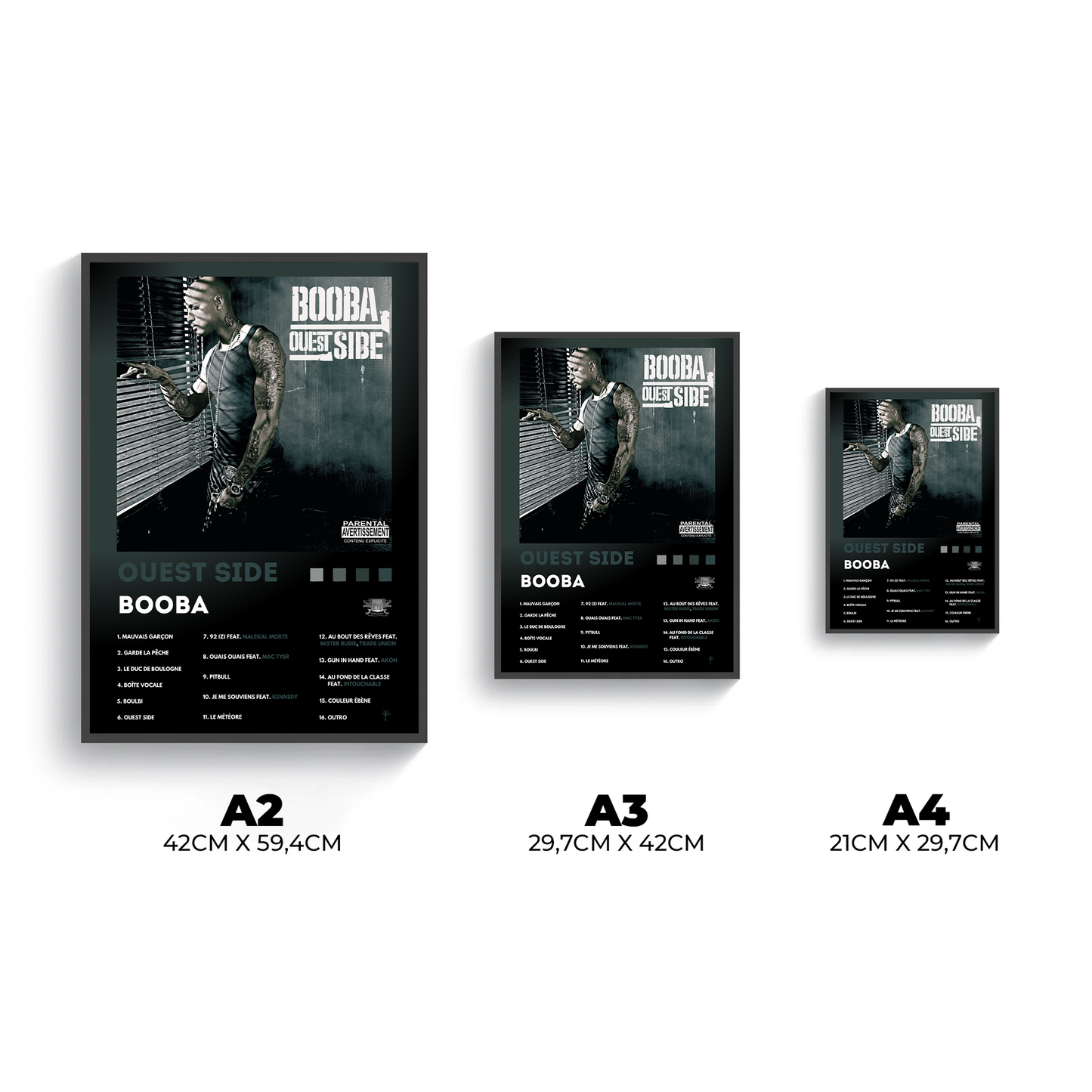 Poster- Ouest Side- Booba