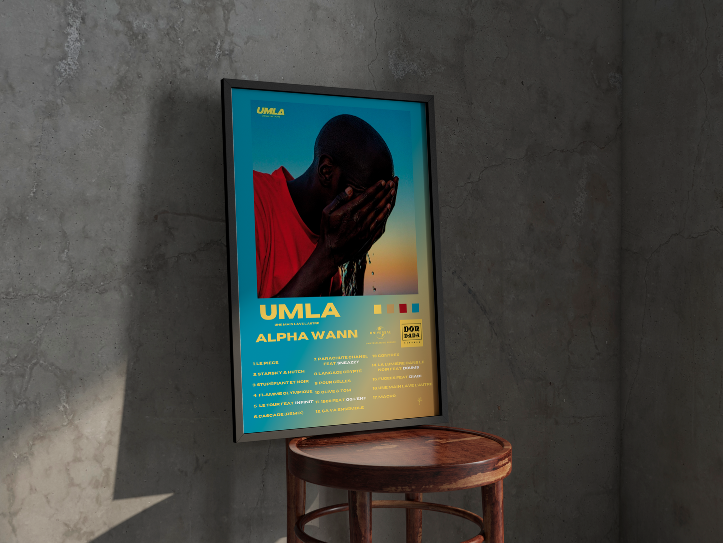 Poster- Une Main Lave L'autre-UMLA- Alpha Wann
