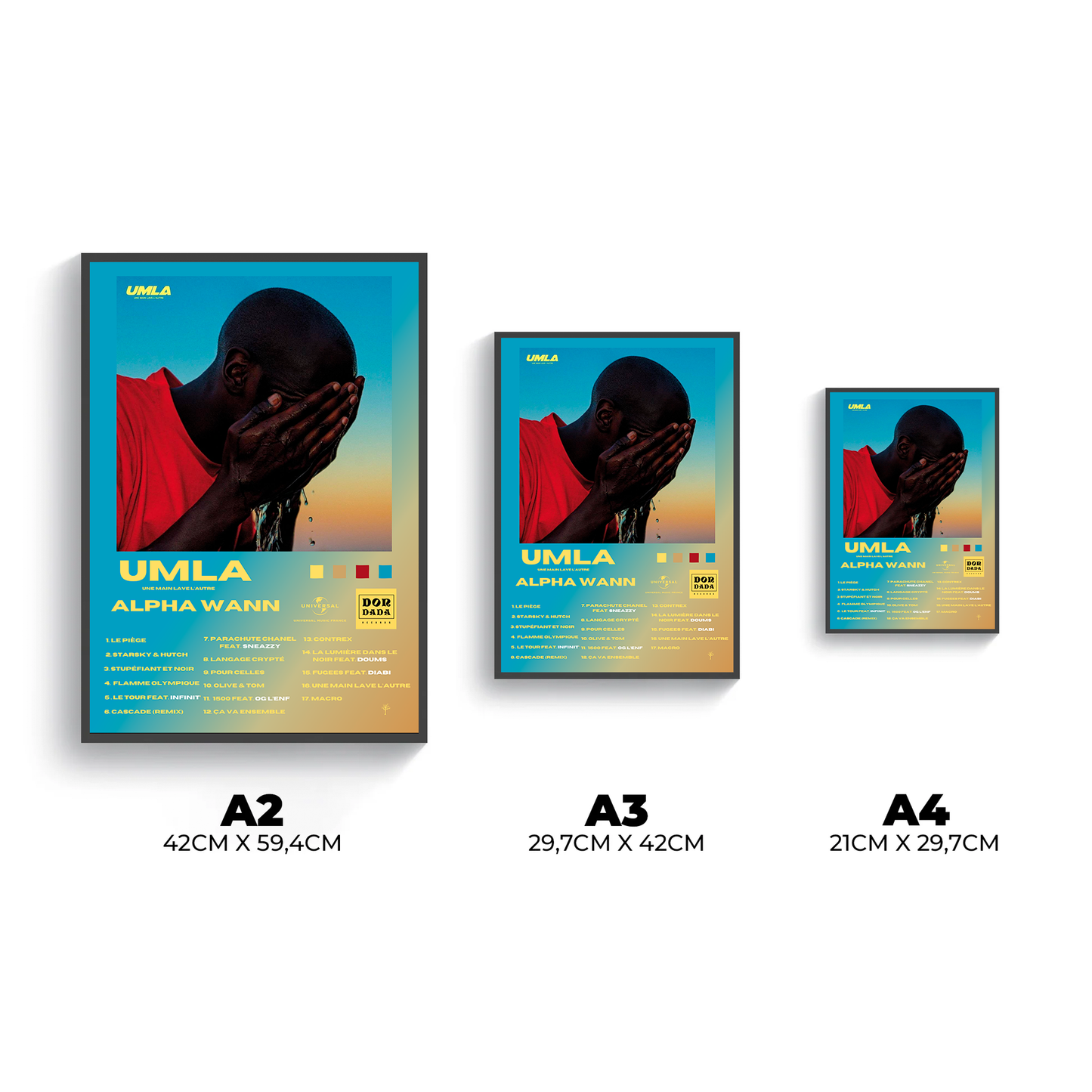 Poster- Une Main Lave L'autre-UMLA- Alpha Wann