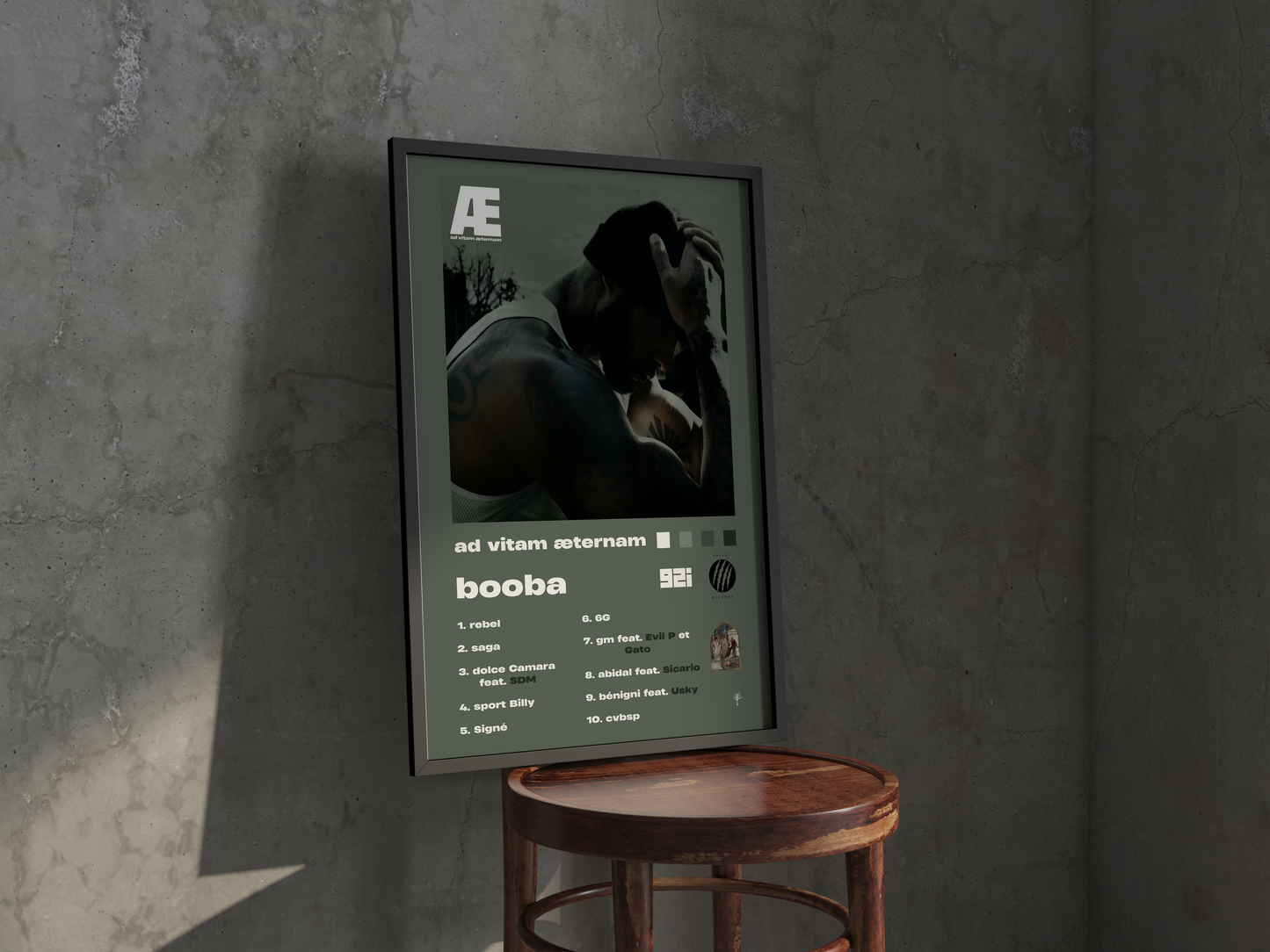 Poster- Ad vitam aeternam- AE- Booba
