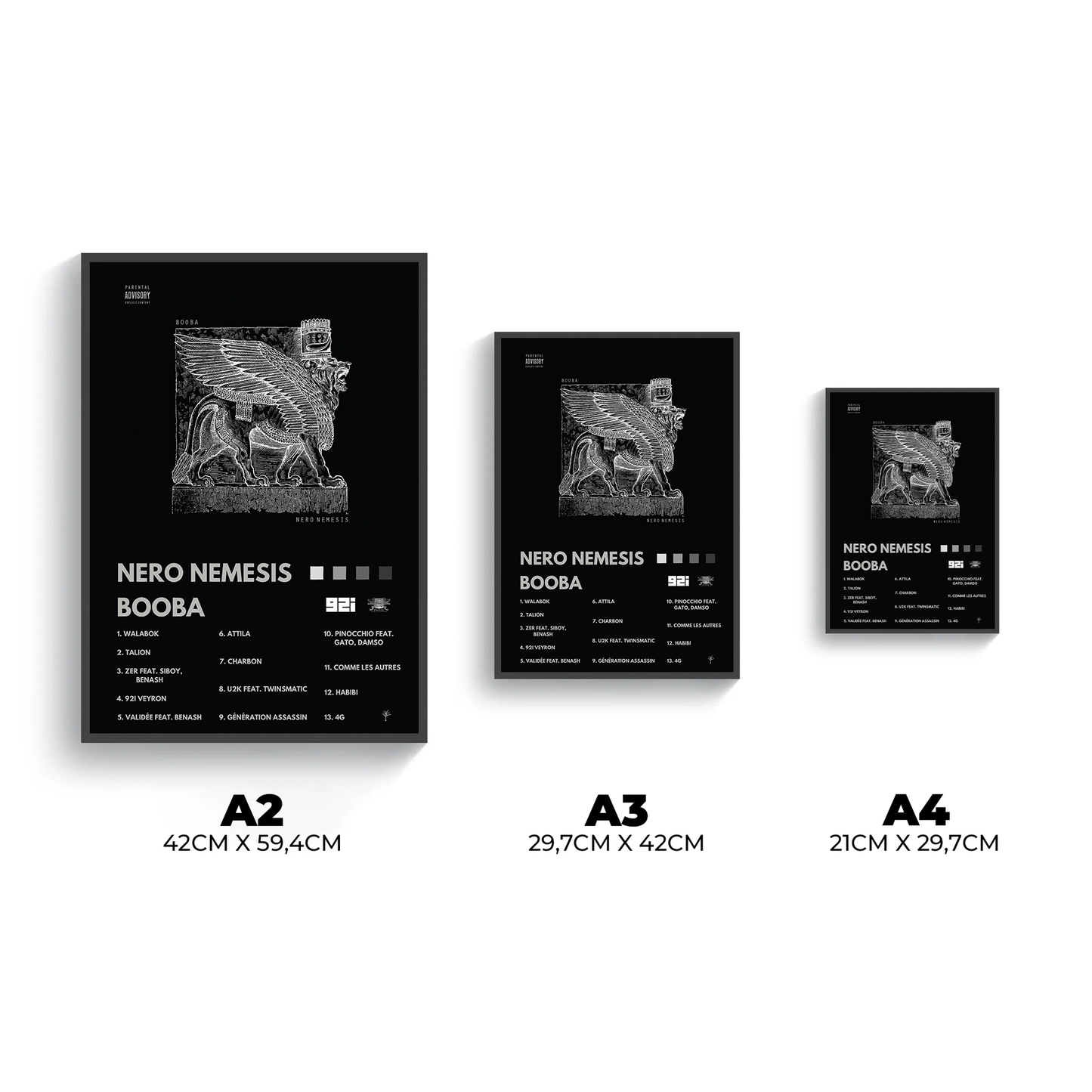Poster- Nero Nemesis- Booba