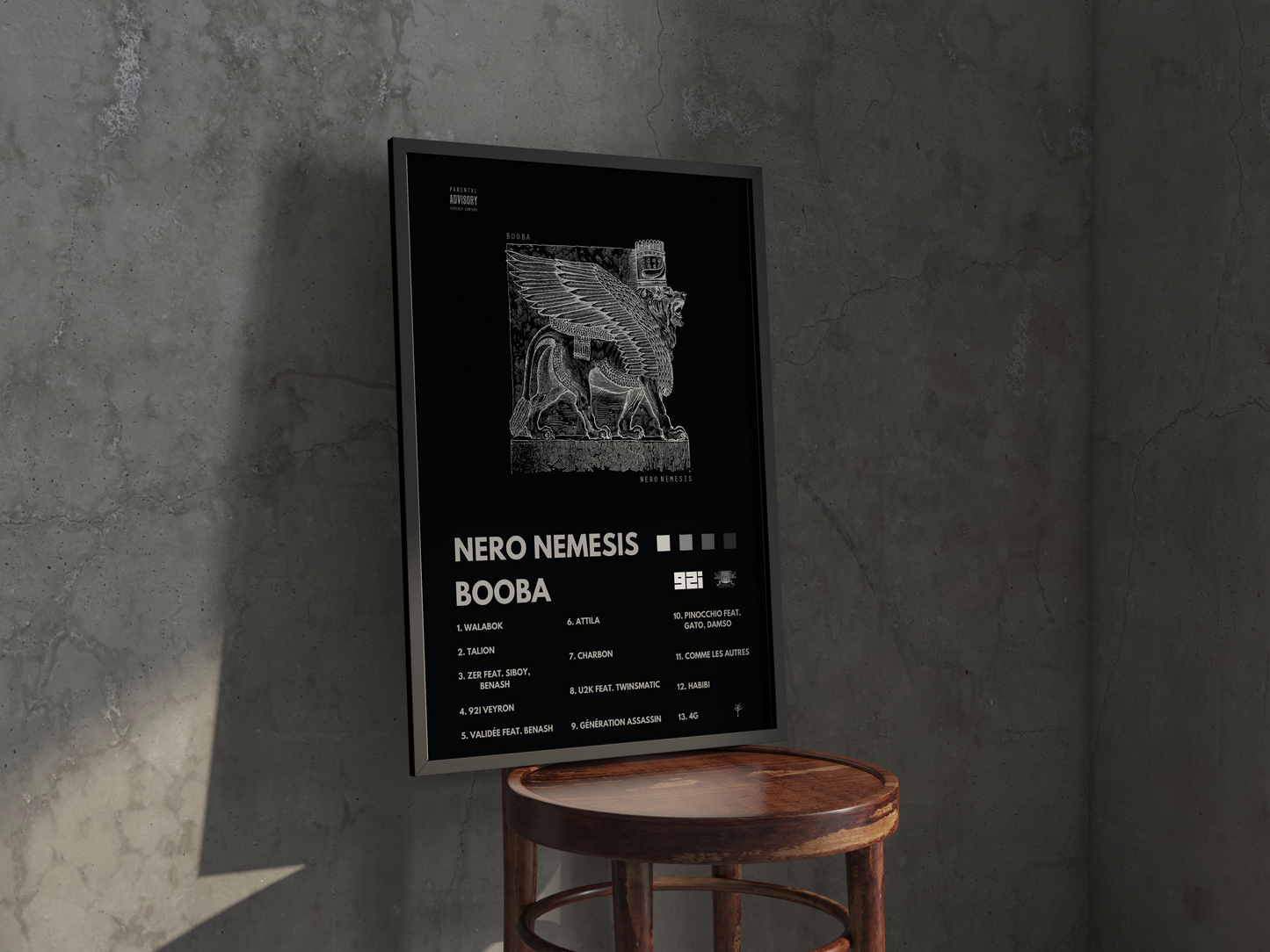 Poster- Nero Nemesis- Booba