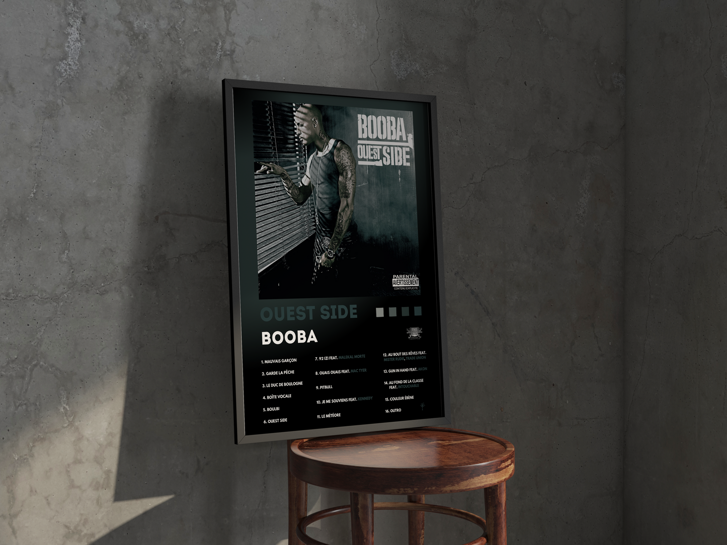 Poster- Ouest Side- Booba