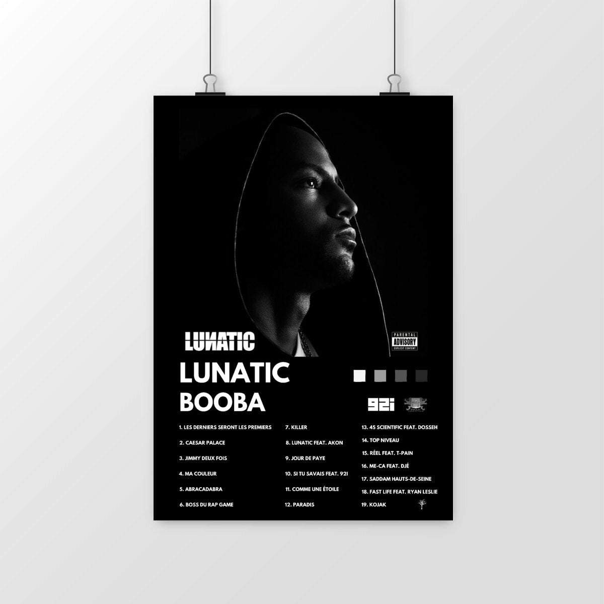 Poster- Lunatic- Booba