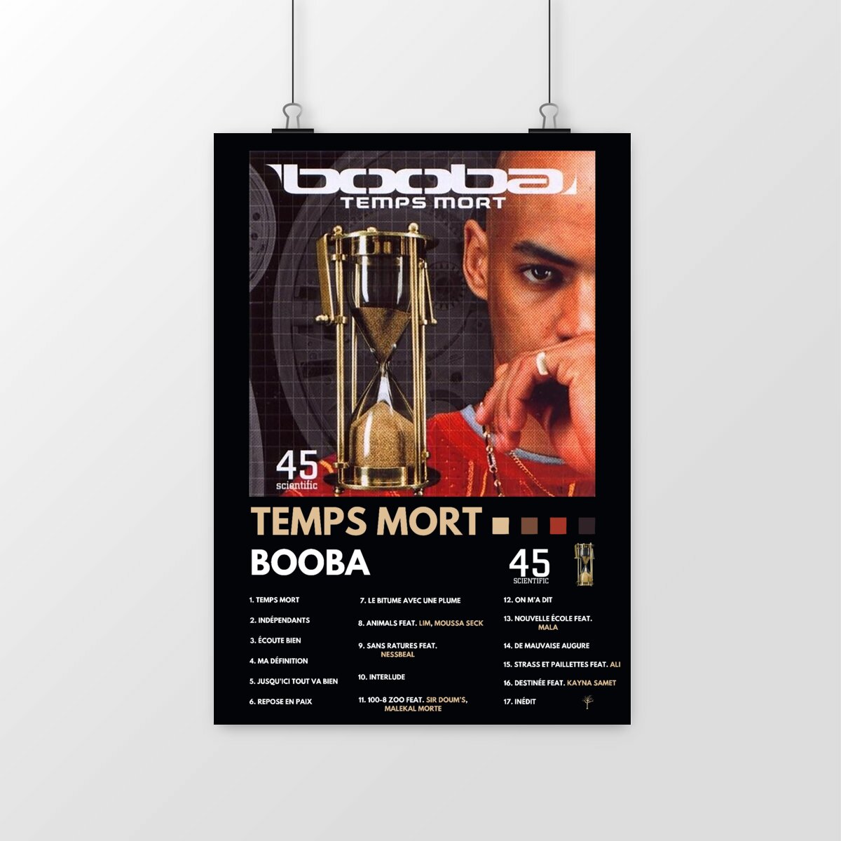 Poster- Temps Mort - Booba