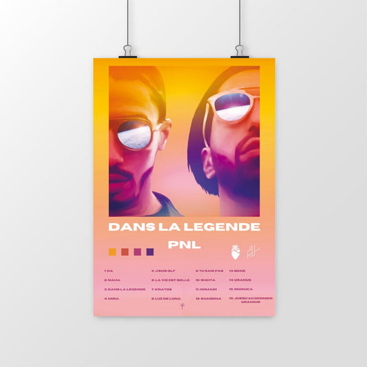 Poster Dans La Légende - PNL