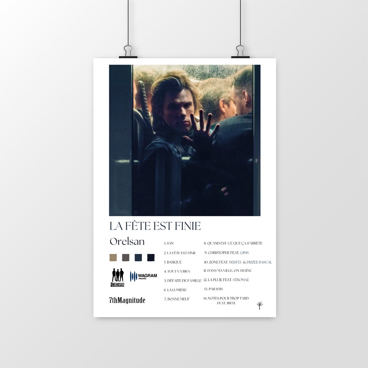 Poster-La Fête est Finie - Orelsan