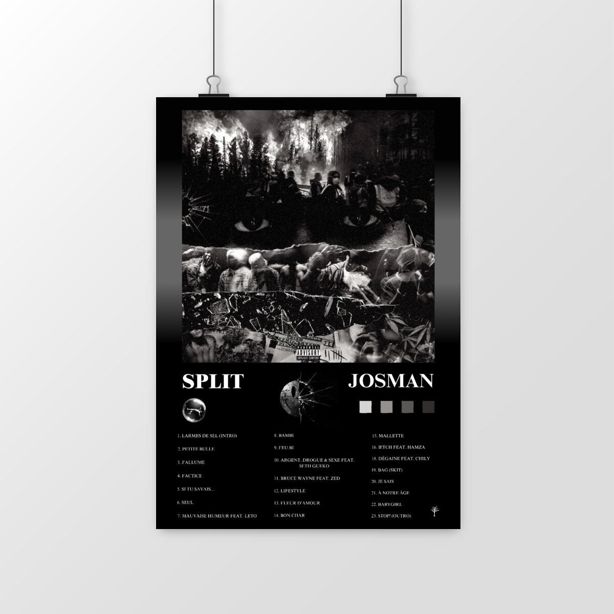 Poster Josman Album Split - Cover Culture - Cover Culture