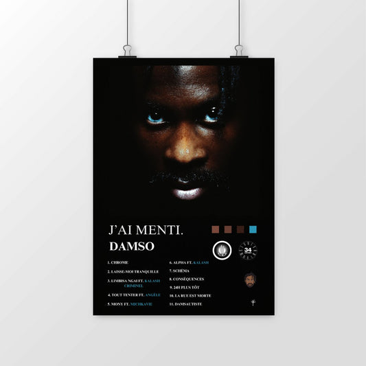 Poster- J'ai Menti. - Damso