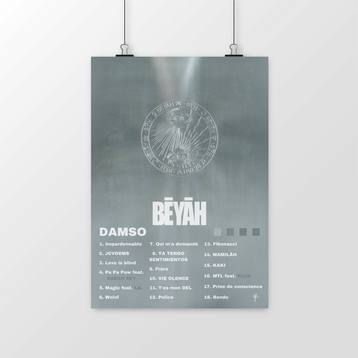 Poster - BEYAH - Damso - portrait