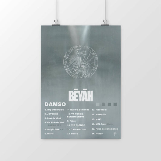 Poster - BEYAH - Damso - portrait